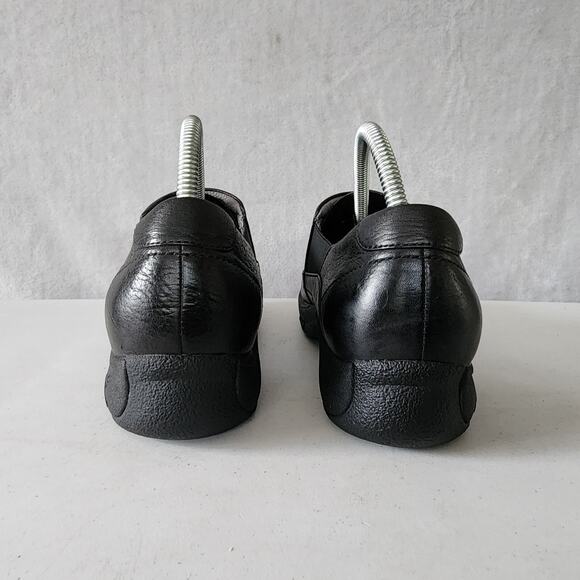 Dansko Shoes Womens 9.5 Black Leather Slip On Clogs Comfort Nurse Work EU 40 - Picture 4 of 12